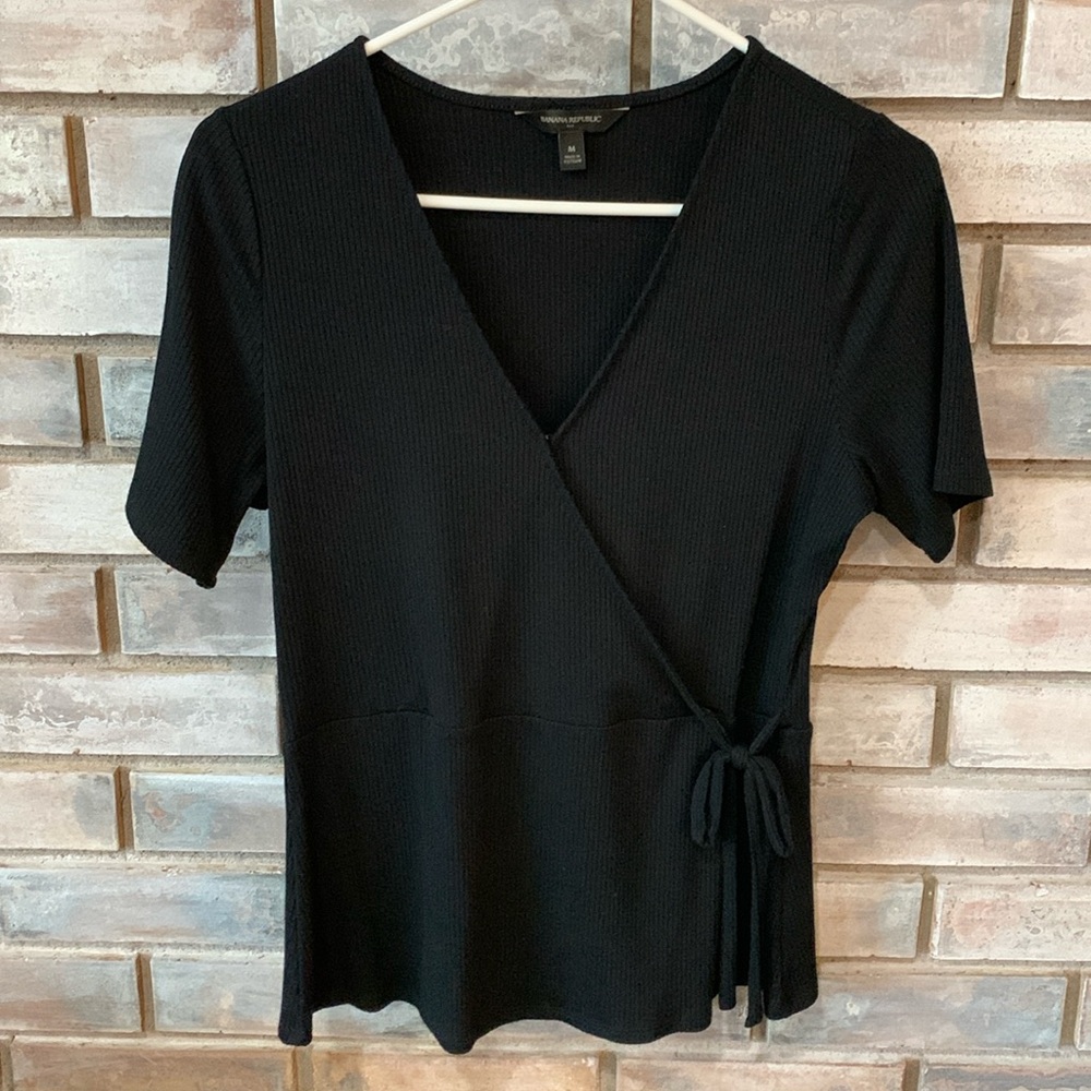 Banana Republic faux wrap top